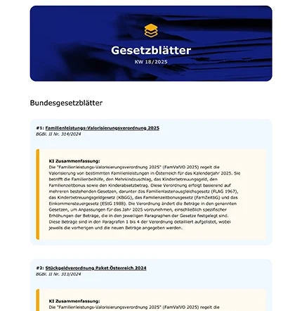 Produktvorschau annunt.ius Gesetzblätter